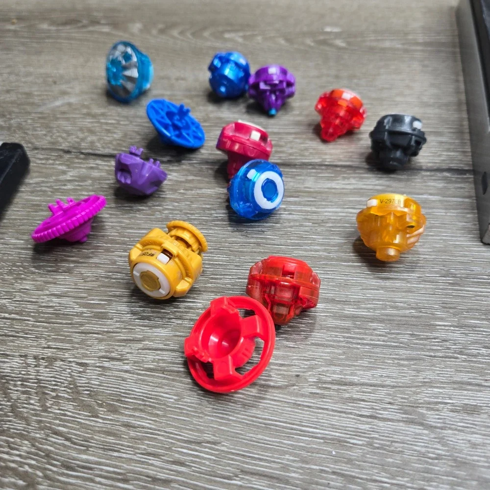 Hasbro Beyblade Burst Performance Tips Drivers Lot 12pc Multi Color Mixed Tested